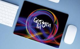 Mouse Pad Emborrachado Personalizado Grande Geografia