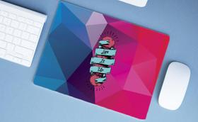 Mouse Pad Emborrachado Personalizado Grande Skate Live It Up