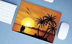 Mouse Pad Emborrachado Personalizado Grande Surf Pôr do Sol Mouse Pad Emborrachado Personalizado Grande Surf Pôr do Sol