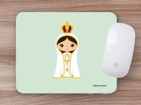 Mouse Pad Emborrachado Personalizado NoNossa Senhora de Fátima Mouse Pad Emborrachado Personalizado NoNossa Senhora de Fátima