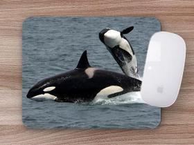 Mouse Pad Emborrachado Personalizado Praia Mar Oceano Peixe