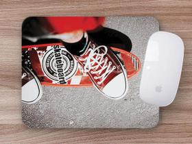 Mouse Pad Emborrachado Personalizado Skate Tênis Vermelho