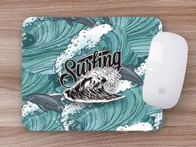 Mouse Pad Emborrachado Personalizado Surf Surfista Praia
