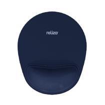 Mouse Pad Ergonômico 24 x 20,6cm, Reliza Comfort, Apoio para Pulso e Base Antiderrapante - Azul Marinho Mouse Pad Ergonômico 24 x 20,6cm, Reliza Comfort, Apoio para Pulso e Base Antiderrapante - Azul Marinho