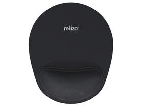 Mouse Pad Ergonômico 24 x 22cm, Reliza Confort, Apoio Anatômico para Pulso e Base Antiderrapante - Preto Mouse Pad Ergonômico 24 x 22cm, Reliza Confort, Apoio Anatômico para Pulso e Base Antiderrapante - Preto