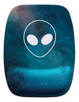 Mouse Pad Ergonomico Alien Branco Espaço Universo Mouse Pad Ergonomico Alien Branco Espaço Universo