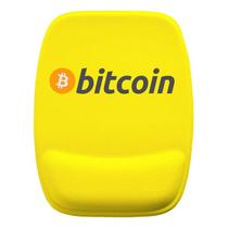Mouse Pad Ergonomico Amarelo Bitcoin Trader