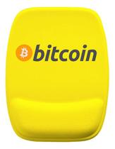 Mouse Pad Ergonomico Amarelo Bitcoin Trader