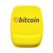 Mouse Pad Ergonomico Amarelo Bitcoin Trader