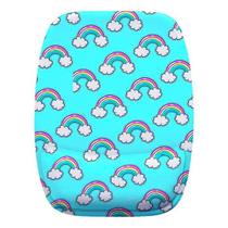 Mouse Pad Ergonomico Arco Iris Fofo Azul Fundo Mouse Pad Ergonomico Arco Iris Fofo Azul Fundo