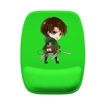 Mouse Pad Ergonomico Attack on Titan Eren Kawaii Fo