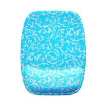 Mouse Pad Ergonomico Azul Arabesco Claro