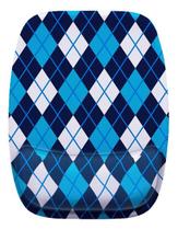 Mouse Pad Ergonomico Azul Es Estilo Camisa Xadrez