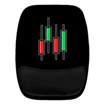 Mouse Pad Ergonomico Candlestick Trader Investidor