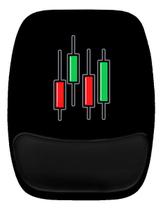 Mouse Pad Ergonomico Candlestick Trader Investidor