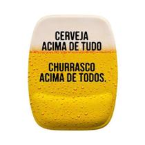 Mouse Pad Ergonomico Cerveja e Churrasco Acima Todos