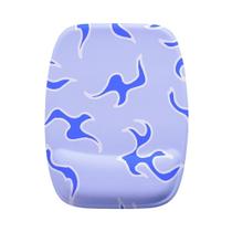 Mouse Pad Ergonomico Chamas Background Azul