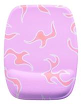 Mouse Pad Ergonomico Chamas Background Rosa