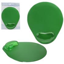 Mouse pad Ergonômico com apoio de Pulso Punho em gel Verde Confort - Commercedai