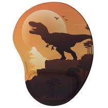 Mouse pad Ergonômico Dinossauro T-rex Paisagem Presente Geek Mouse pad Ergonômico Dinossauro T-rex Paisagem Presente Geek