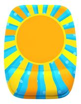 Mouse Pad Ergonomico Efeito Raios De Sol Bolinhas