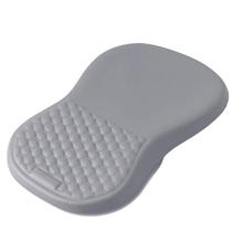Mouse pad ergonômico em espuma viscoelástica, suporte de pulso, couro Mouse pad ergonômico em espuma viscoelástica, suporte de pulso, couro
