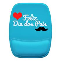 Mouse Pad Ergonomico Feliz Dia Dos Pais Bigode
