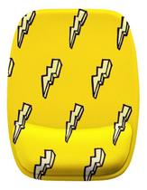 Mouse Pad Ergonomico Fundo Amarelo Com Raios