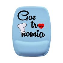 Mouse Pad Ergonomico Gastronomia Azul - Personalize do seu jeito