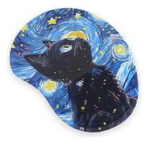 Mouse Pad Ergonômico Gatinho Vincent Van Gogh