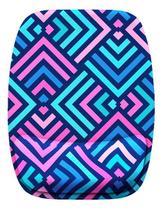 Mouse Pad Ergonomico Geometrico Rosa E Azul Abstrato Mouse Pad Ergonomico Geometrico Rosa E Azul Abstrato