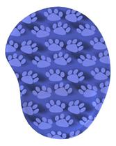 Mouse Pad Ergonômico Gota Animal Pata Azul