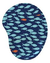 Mouse Pad Ergonômico Gota Estilo Peixe Coral!