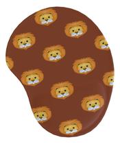 Mouse Pad Ergonômico Gota Leão Emoji