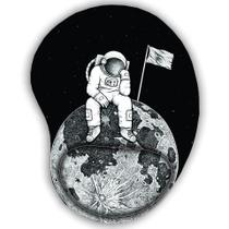Mouse Pad Ergonomico Gota Lua Astronauta Bandeira Mouse Pad Ergonomico Gota Lua Astronauta Bandeira