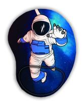 Mouse Pad Ergonomico Gota Lua Astronauta Bandeira Mouse Pad Ergonomico Gota Lua Astronauta Bandeira