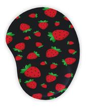 Mouse Pad Ergonômico Gota Morango Preto Mouse Pad Ergonômico Gota Morango Preto