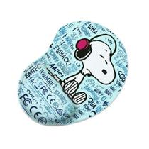 Mouse Pad Ergonomico Gota Snoopy Sentado Azul - Maluco por Caneca