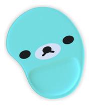 Mouse Pad Ergonômico Gota Ursinho Rosto Azul Claro Mouse Pad Ergonômico Gota Ursinho Rosto Azul Claro