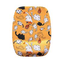 Mouse Pad Ergonomico Laranja Gatos Caindo