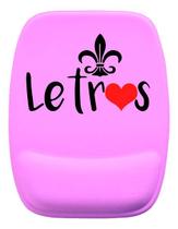 Mouse Pad Ergonomico Letras Curso Rosa Mouse Pad Ergonomico Letras Curso Rosa
