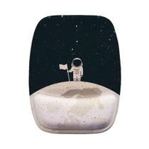Mouse Pad Ergonomico Lua Astronauta Bandeira - Maluco por Caneca