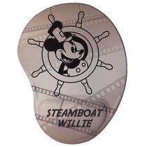 Mouse Pad Ergonômico Mickey Steamboat Willie