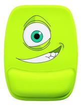 Mouse Pad Ergonomico Monstro Verde Olho Sorriso Mouse Pad Ergonomico Monstro Verde Olho Sorriso