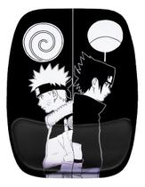 Mouse Pad Ergonomico Naruto E Sasuke Preto E Br