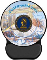 Mouse Pad Ergonômico - Office Profissões - Engenharia Civil Mouse Pad Ergonômico - Office Profissões - Engenharia Civil