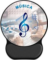 Mouse Pad Ergonômico - Office Profissões - Música