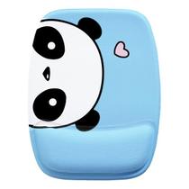 Mouse Pad Ergonomico Panda Curioso Lado Azul