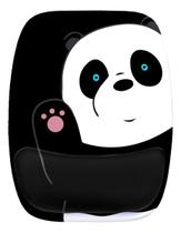 Mouse Pad Ergonomico Panda Fofo Olho Azul
