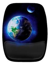 Mouse Pad Ergonomico Planeta Terra Espaço